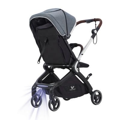 China Polyester Innovokids RotiMax Luxury High Rotatable Landscape High Seat Convertible Strollers, Baby Walkers Prams 3 in 1 with LED Light for sale