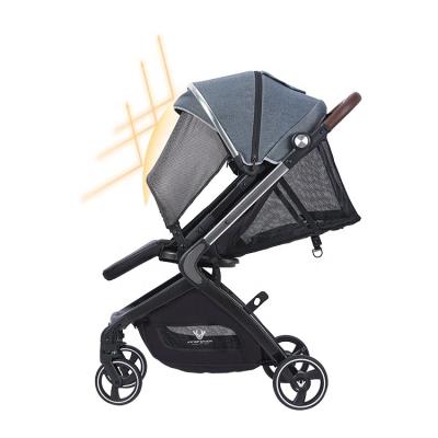 China Polyester RotiMax Backed To Be Baby Push Car Stroller Luxury High Quality Different Baby Pram 3 In 1 for sale