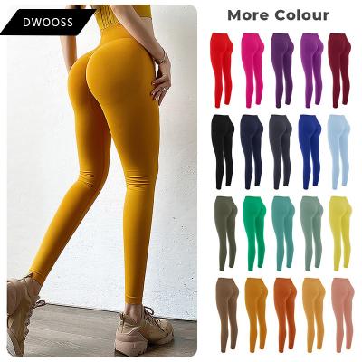 China Breathable Butt Lifter Yoga Pants Wholesale Custom High Waisted Seamless Logo Gaiters Yoga Pants for sale