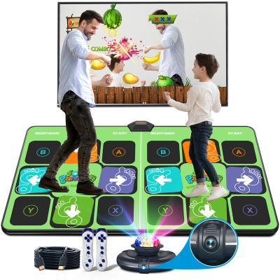 China Home Use Cushion Motion Sensing Wireless Accurate Footprint Game Pad Fitness Game Pad USB PC Dance Pad for sale