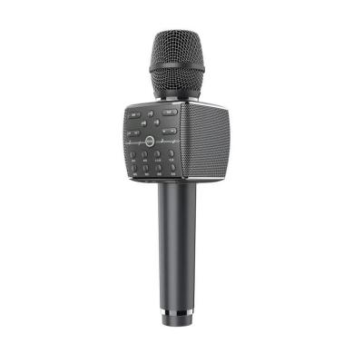 China Three-speaker Surround - Square Wireless Metal Sound Microphone Hot Selling Dynamic Karaoke Microphone For Home for sale