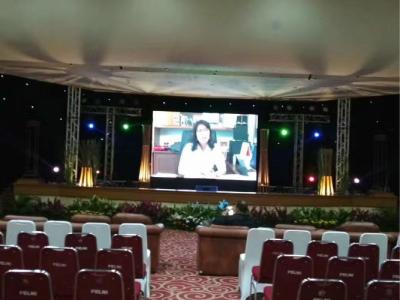 China 250*250mm Panel LED Stage Screen Rental For Conference / Light Weight Thin Body for sale