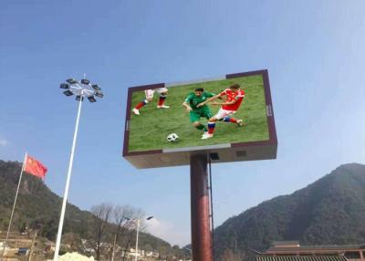 China Clear Video LED Outdoor Digital Billboard Grey Cabinet  Signs With Crystal for sale