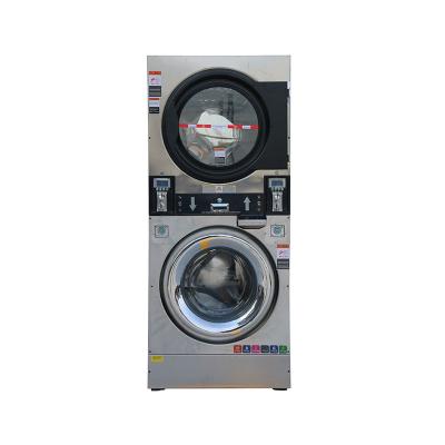 China Suitable for hotel guesthouse clothes washer coin operated dry laundry machine in Africa for sale