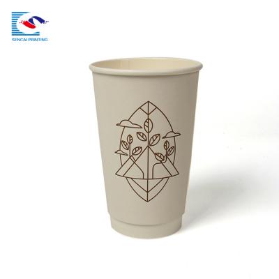 China Logo Recyclable Good Quality Custom Size Coffee Disposable Paper Cup for sale