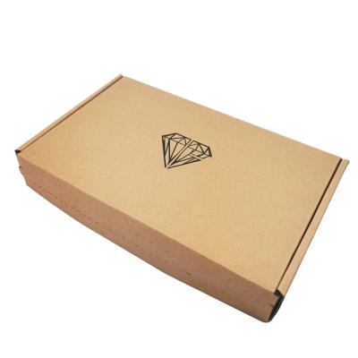 China Recycled Materials Recycled Materials Wholesale Corrugated Gift Boxes Ad Clothing Packaging Custom Boxes With Tear Strip for sale