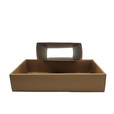 China Recycled Materials Recycled Materials Factory Price Sliding Drawer Box Packaging Bakery Cookie Pie Paper Boxes for sale