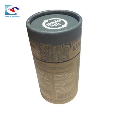 China Handmade Retail Packaging Round Candle Wrapping Paper Box for sale