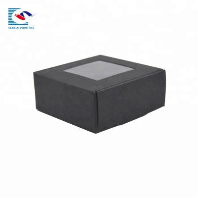 China Recyclable Customized Soap Kraft Paper Box With PVC Window for sale