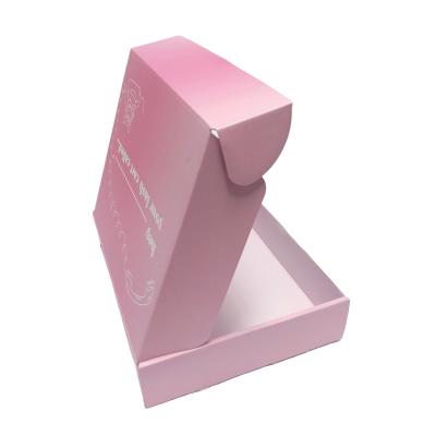 China Recyclable E Matre Recyclable Lamination Groove Corrugated Small Paper Box For Kids Toy Packaging for sale