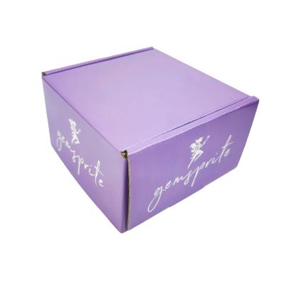 China Beautiful simple handmade handmade side printing shipping boxes for jewelry package for sale