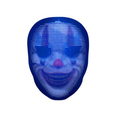 China Present Party Maskking DIY Music Squad Halloween Christmas Cosplay Kids Programmable LED Parties Christmas Gift Masks Disguise Party Mask for sale