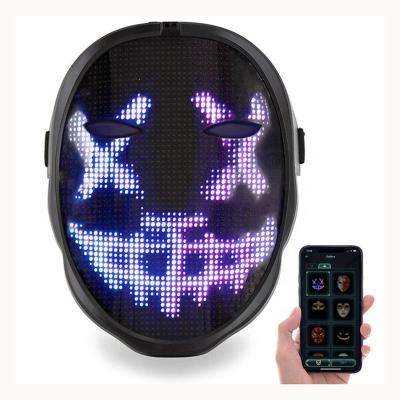 China Halloween Christmas Cosplay Music Parties Bestsellers 2020/2021 Amazon Squid Game Mask Kids Face-Changing LED Light Up Halloween Christmas Gifts Party Mask for sale