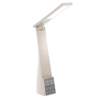 China Visual Call T1 LED Desk Lamp Speakers Alarm Clock Table Super Bass Portable Speaker for sale