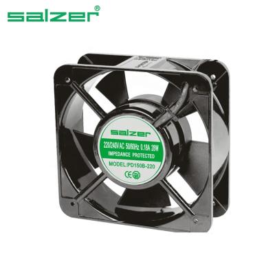 China Axial Construction Material Shops SALZER PD150B-220 AC Vane Fan 150X150X51mm Square 6 Inch (TUV CE) for sale