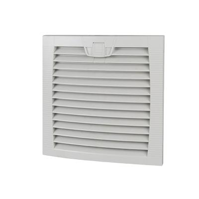 China Construction Material Shops SALZER SFD40.000 Dimension 254X254mm Panel Mount IP54 Air Ventilation Fan Filter Industrial Dust Filter for sale