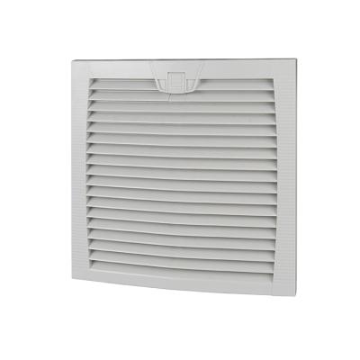 China Construction Material Shops SALZER SFD60.000 Dimension 312X312mm Panel Mount IP54 Air Ventilation Fan Filter Industrial Dust Filter for sale