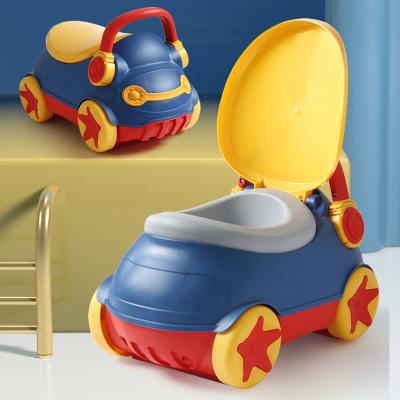 China Funny Baby Toilet Training Cartoon Car Style Baby Toilet With Soft PU Cushion And Hard Cushion Options For Baby Toilet Training for sale