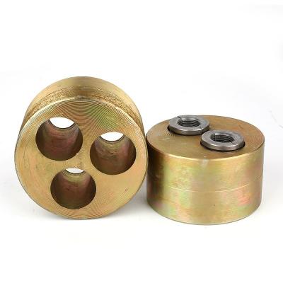 China Flat Anchor Tension Strain Anchor Waveguide Contact Aluminum Fabrication Adapter for sale