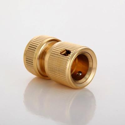 China Aluminum Custom Garden Hose Tube Fitting Brass Connector for sale