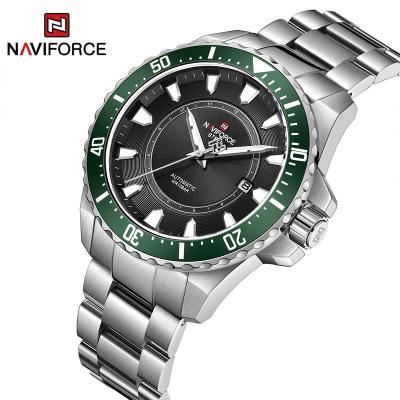 China NAVIFORCE 1004 SGNB Full Calendar Fashion Stainless Steel 10ATM Waterproof Men Wristwatches Watch Casual Automatic Mechanical Movement for sale