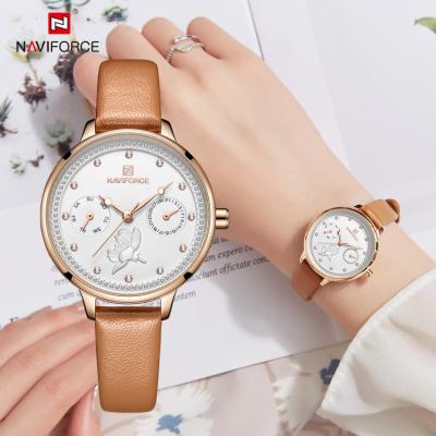 China NAVIFORCE 5003 RGWLBN Diamond Women Watches Fashion Luxury Female Day/Date Wristwatches Reloj Navi Force for sale