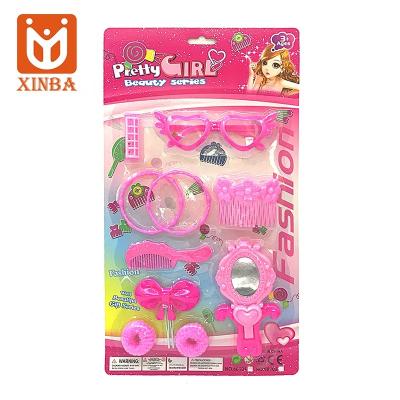 China MODEL TOY Hot Sale Factory Wholesale Fashion Pretend Play Beauty Toy Set For Girls Plastic Baby Make Up Toy for sale