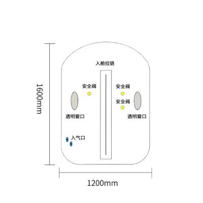 China Detox CE HBOT Hyperbaric Oxygen Chamber For Beauty Spa Center Medical Equipment For Hospital Oxygen Therapy for sale