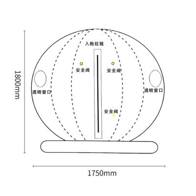 China High Quality Portable Hyperbaric Therapy Chamber 2200*1900mm Oxygen Chamber Air Health Oxygen Therapy Treatment Treatment for sale