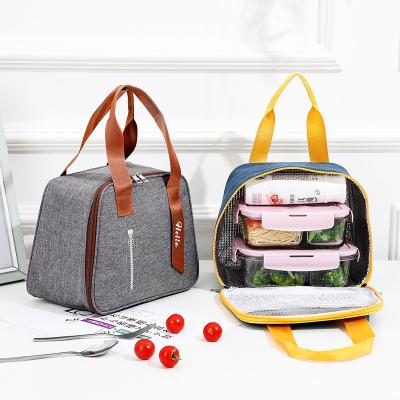 China Waterproof Customize Eco Dessert Cooler Foil Seal Zipper Bag Mesh Outdoor Men Portable Food Lunch Cooler Bag for sale