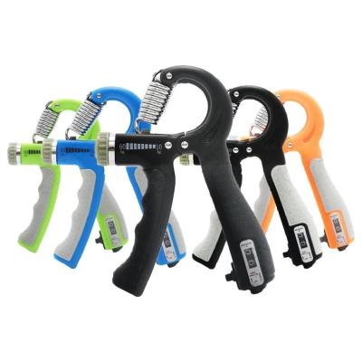 China Size 10-60kg Fitness Hand Test Program Adjustable Heavy Weight Wrist Auger Force Spring Finger Pinch Carpal Expander Clamp for sale