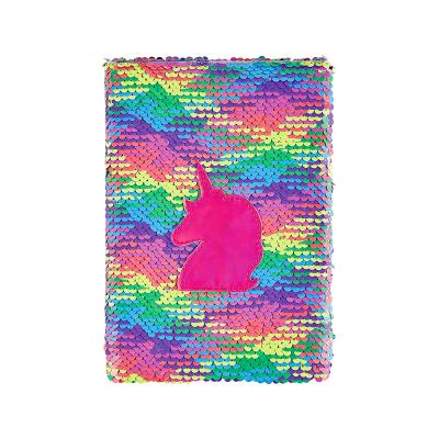 China Spiral HIS C190072AA 2020 New Design Mannequin Rainbow Unicorn Limit A5 80 Sheet Notebook For Student for sale