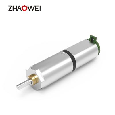 China ZhaoWei 10mm Micro DC Gear Dripproof Motor With Encoder Used In Smart Lock for sale