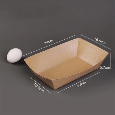 China Plastic Disposable Box Food Paper Container Ramen Bowl Take Out Good Price Packaging Paper Box For Salad Sushi for sale