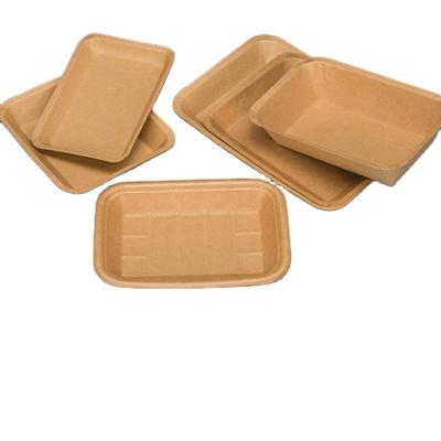 China Brown Take Out Kraft Paper Disposable Food Bowl Take Out Food Paper Box Paper Take Out Disposable Kraft Food Container for sale