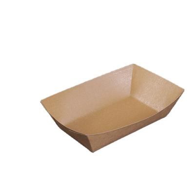 China Disposable Biodegradable Cornstarch Take Away Lunch Box Sushi Food Paper Container Kraft Paper Food Packaging Box for sale