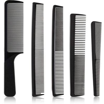 China living room & home & Custom Barber Sytling Sytling Braid Precision Double Sided Tapered Location Haircut Comb Set For Salon Black Women for sale