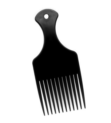 China home & Barber Custom Design Men Pick Curly Magic Afro Hair Dresser Tooth Detangling Combs For Hairdressing Styling Wide Slides Tools for sale