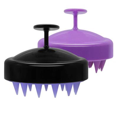 China Wholesale Waterproof Silicone Washing Brush Waterproof Hair Shower Hair Scalp Massager Shampoo Head Brush For Hair Growth for sale