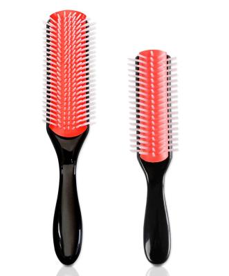 China Custom Waterproof Bristle Denman Detangle Hair Brush Comb Curly Hair Brush Set For Hair Women Makers for sale