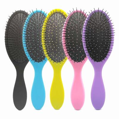 China Waterproof Custom Bristle Paddle Detangle Curly Hair Brush Comb Curly Wet Hairbrush Set For Hair Women Makers for sale