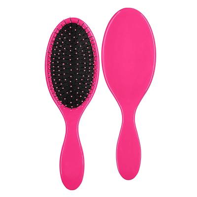 China Waterproof Paddle Custom Straighten Wet Curly Detangle Hair Brush Comb Hairbrush Set For Women Hair Makers for sale