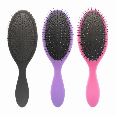 China Waterproof Custom Bristle Detangle Hair Brush Comb Wet Curly Curly Paddle Brush Set For Hair Women Makers for sale