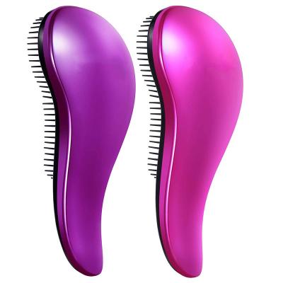 China Private label waterproof paddle nylon women men gold stiffen brush hair brush detangler packaging wholesale for sale