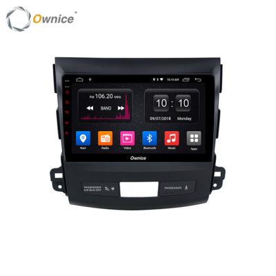 China Capacitive Screen Din GPS/Bluetooth/TV Radio/Car Tuner/Built-in GPS 2 DVD Autoradio with Steering Wheel Control for Mitsubishi Outlander 2007-2012 for sale