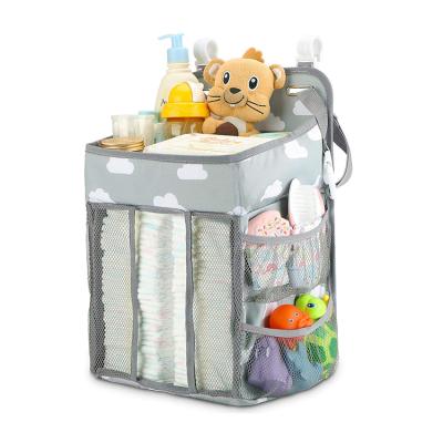 China Foldable Custom Hanging Baby Diaper Organizer for sale