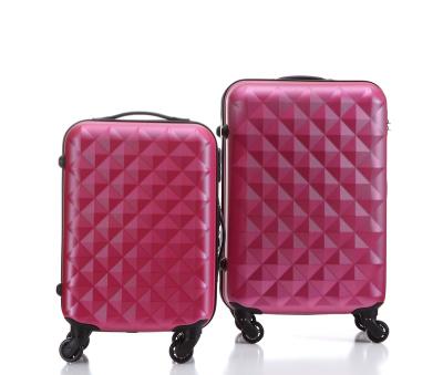 China ABS Dongguan luggage factory cheap price of abs trolley bag hard travel luggage for sale