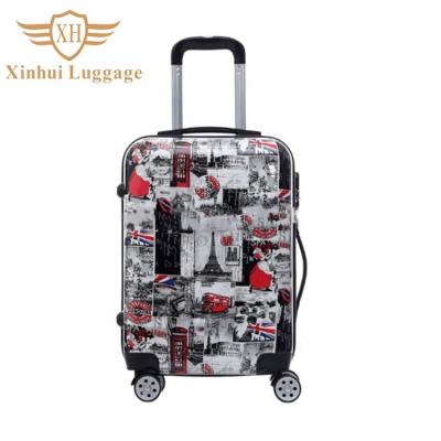 China ABS+PC Large Capacity Trolley Cheap Travel Bag Wheeled Trolley Bag for sale