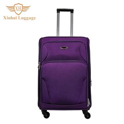 China Wholesale Nylon Luggage Suitcase Box Travel Trolley Suitcase With Lock for sale