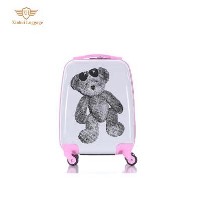 China PC Children Travel Waterproof Cartoon Trolley Suitcase Kids Hard Shell Luggage for sale